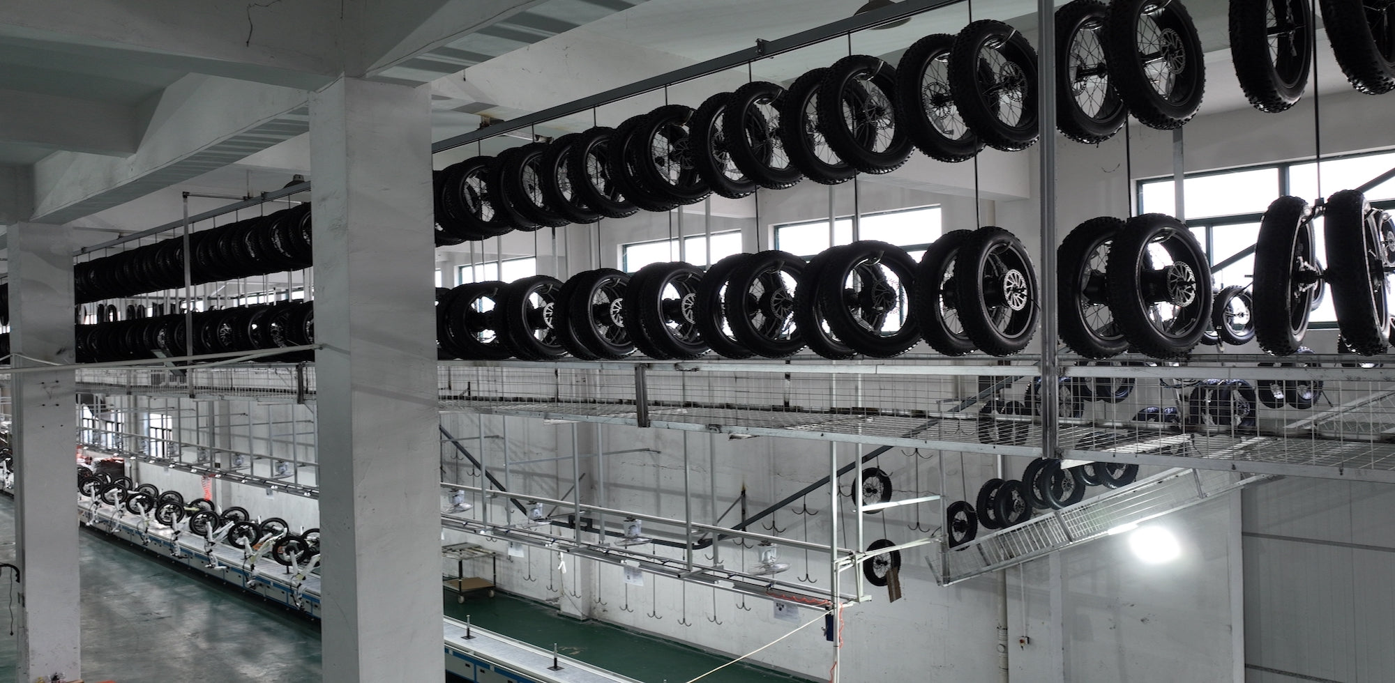 ebike assemble tire line in china xnt factory
